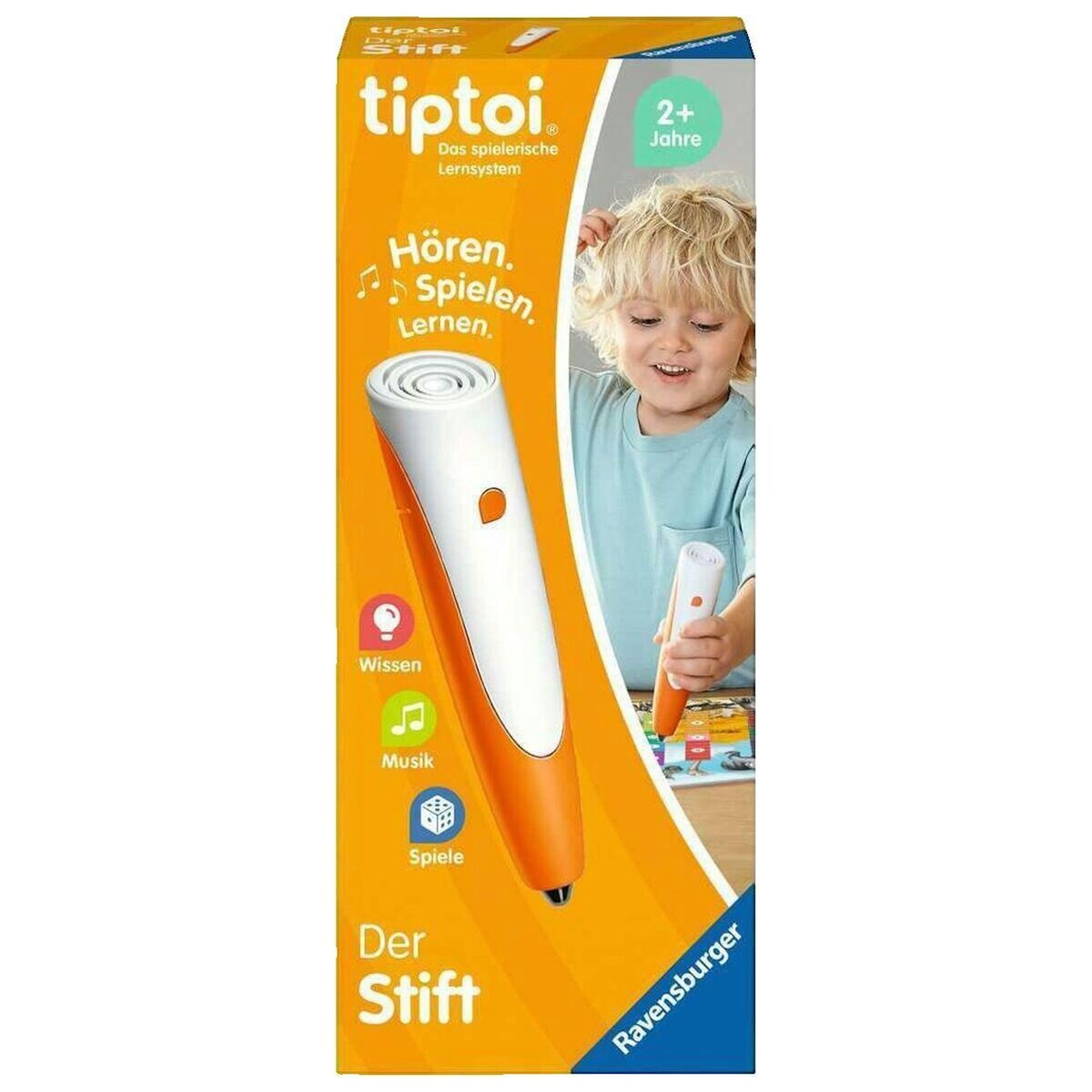 RAVENSBURGER Stylo interactif tiptoi® Ravensburger orange et blanc