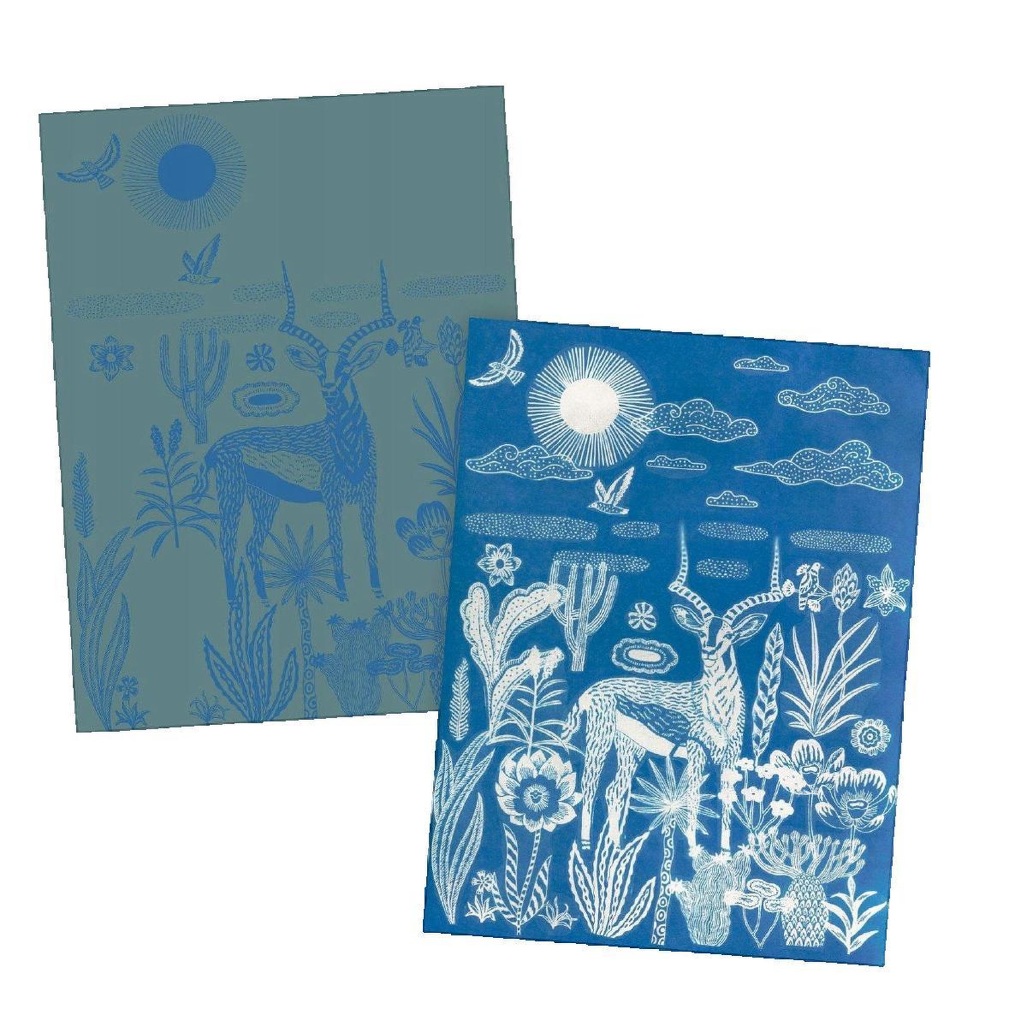 Voir la diapositive 3 : Djeco Coffret de loisirs créatifs Djeco Savane nocturne