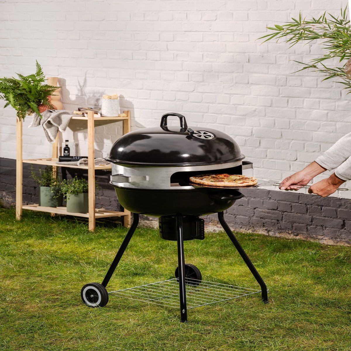 GARDENSTAR Anneau à pizza pour barbecue - D57cm