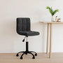 Voir la diapositive 1 : VIDAXL Chaise pivotante de bureau Noir Velours