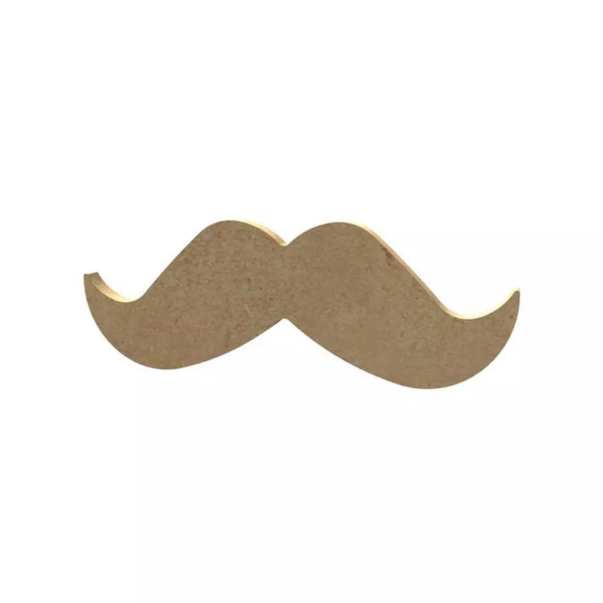  Moustache en bois MDF à décorer - 13 x 5 cm