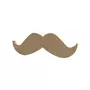  Moustache en bois MDF à décorer - 13 x 5 cm