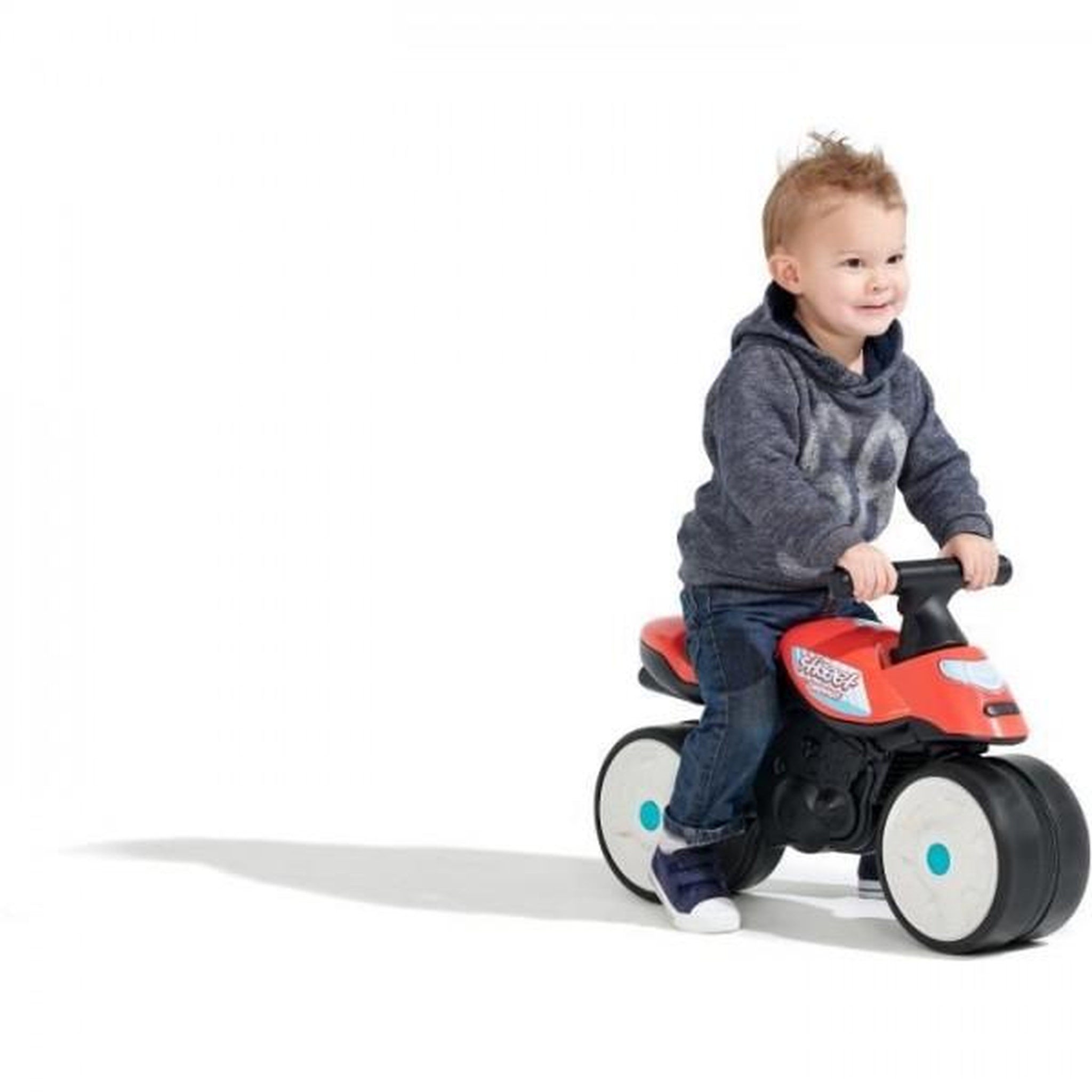 Voir la diapositive 3 : FALK Porteur Trotteur  Moto - FALK - Street Champion - Des 12 mois - 100% Fabriqué en France - 40% de plastique recyclé
