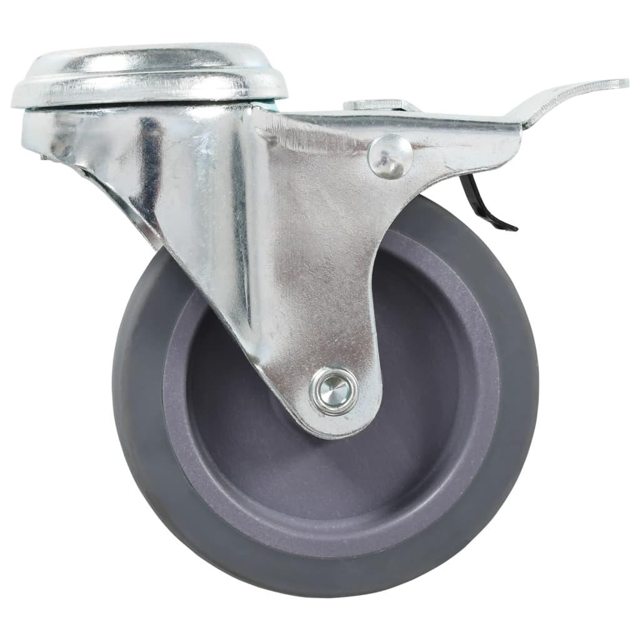 Voir la diapositive 5 : VIDAXL 12 pcs Roulettes pivotantes a trou de boulon 75 mm