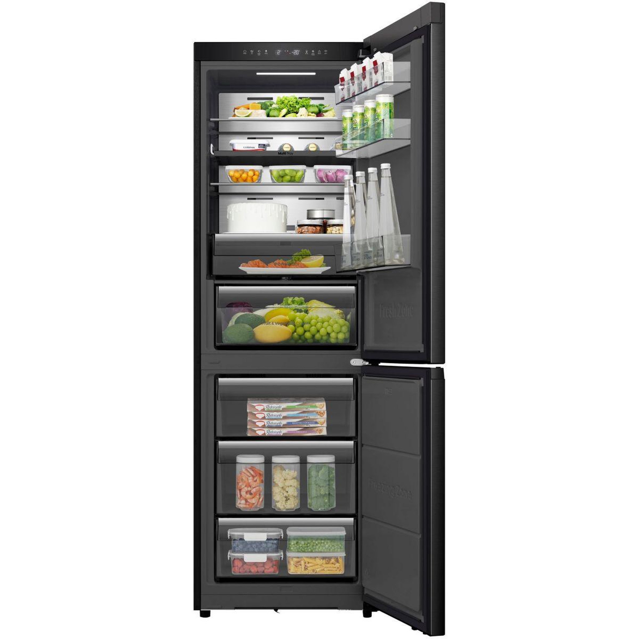 Voir la diapositive 2 : Hisense Réfrigérateur combiné rb5k330gsfc freshfit enchâssable