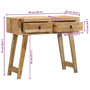 Voir la diapositive 6 : VIDAXL Table console 90x32x75 cm bois massif de manguier brut