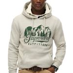 SUPERDRY Sweat  Chiné/Vert Homme Superdry Outfitters. Coloris disponibles : Gris