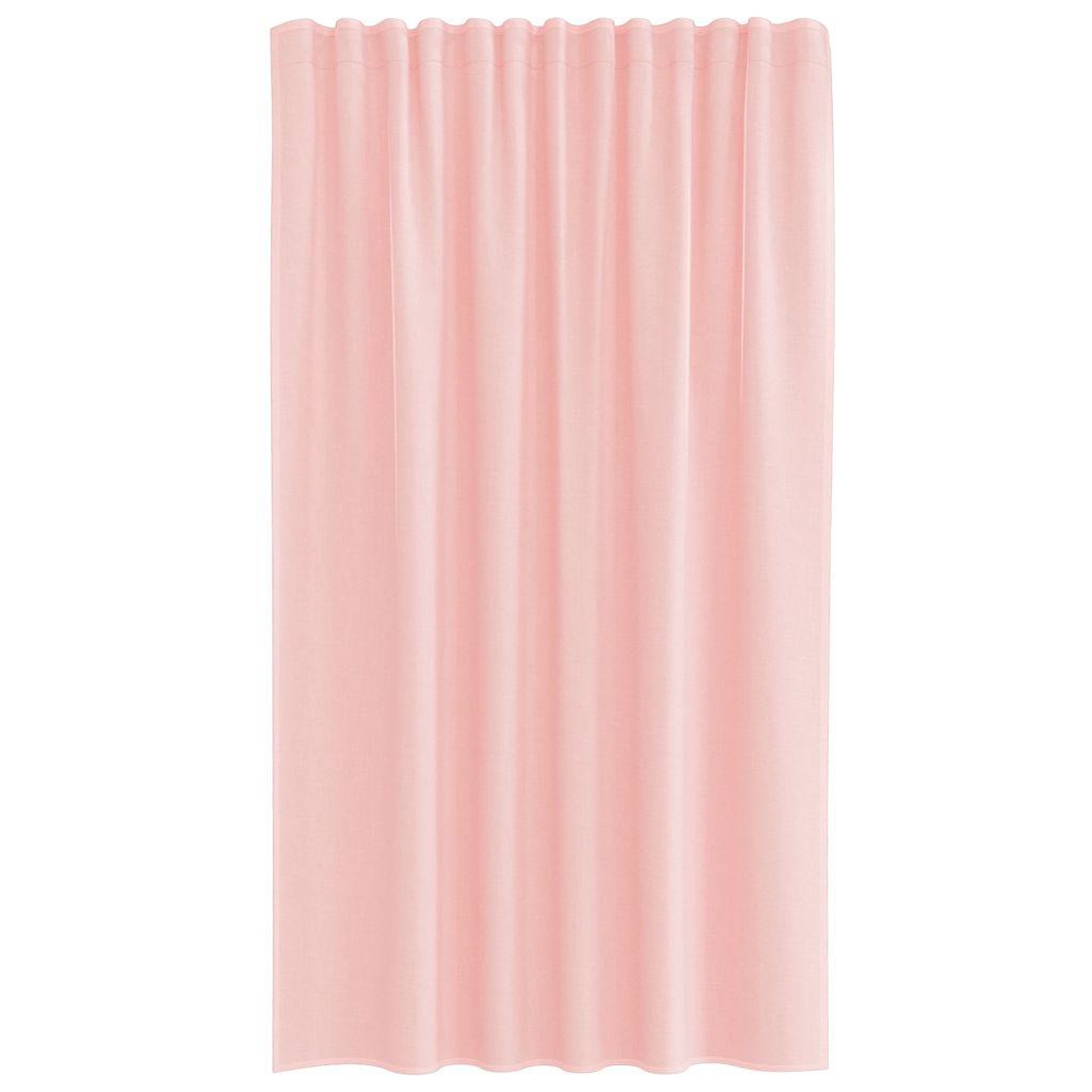 Voir la diapositive 4 : VIDAXL Rideaux en voile avec boucles 2 pcs rose 140x175 cm