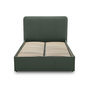 Voir la diapositive 1 : BEST MOBILIER Goyave - lit coffre - 160x200 - en tissu - sommier inclus