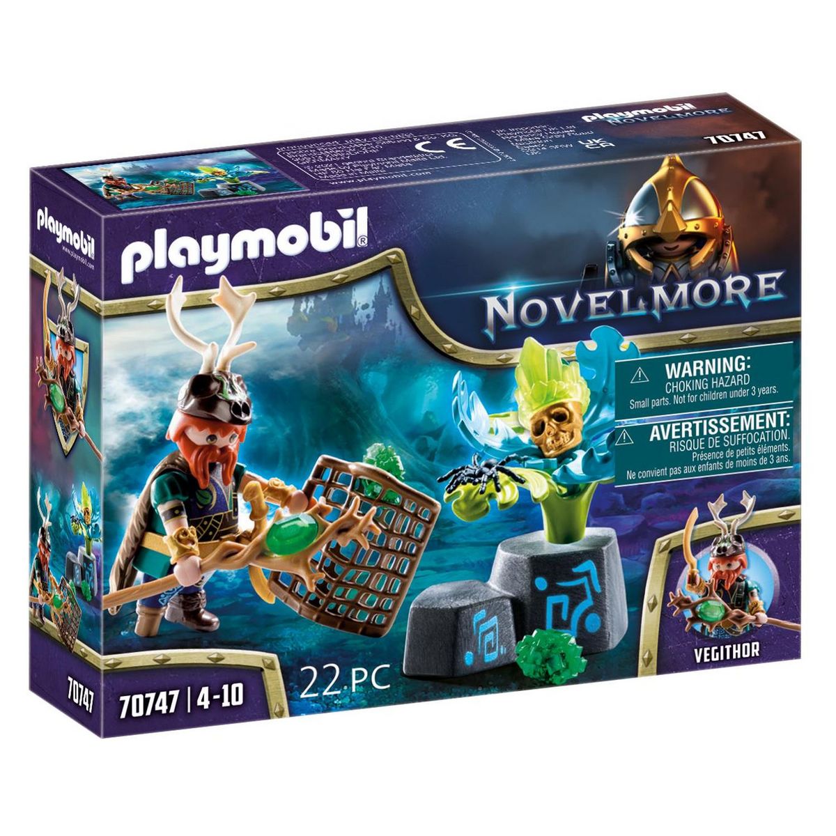 PLAYMOBIL 70747 - Novelmore - Violet Vale - Magicien des plantes 