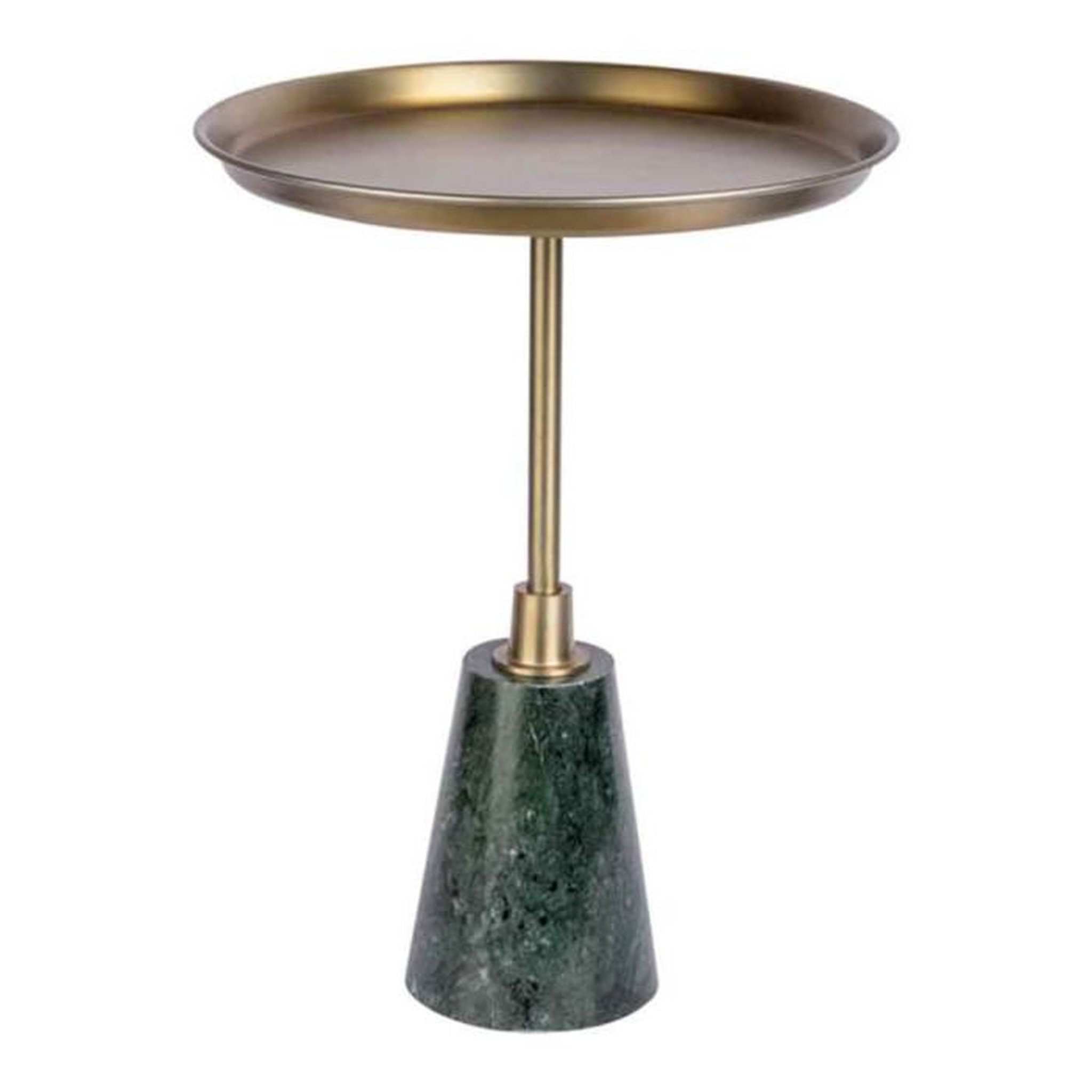 Voir la diapositive 2 : Paris Prix Table d'Appoint Design  Grant  51cm Noir & Or