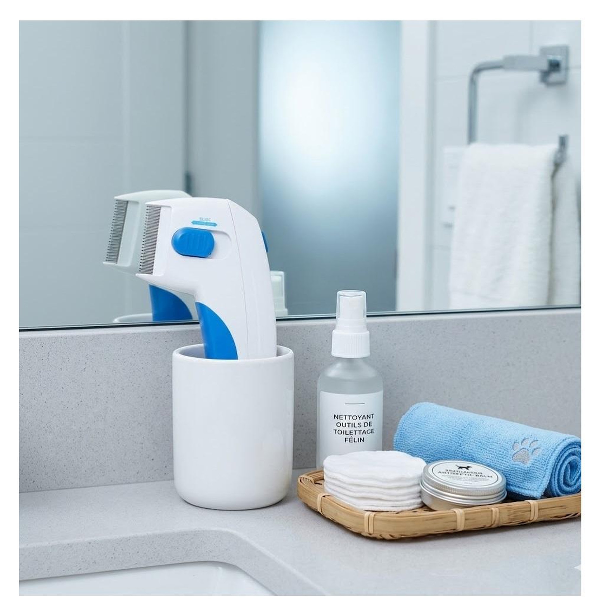 Voir la diapositive 6 : Eden Peigne électrique puleks anti puces pour chat