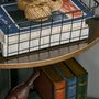 Voir la diapositive 5 : HOMCOM Étagère bibliothèque d'angle style industriel 6 étagères dim. 34L x 34l x 166H cm métal noir MDF aspect bois