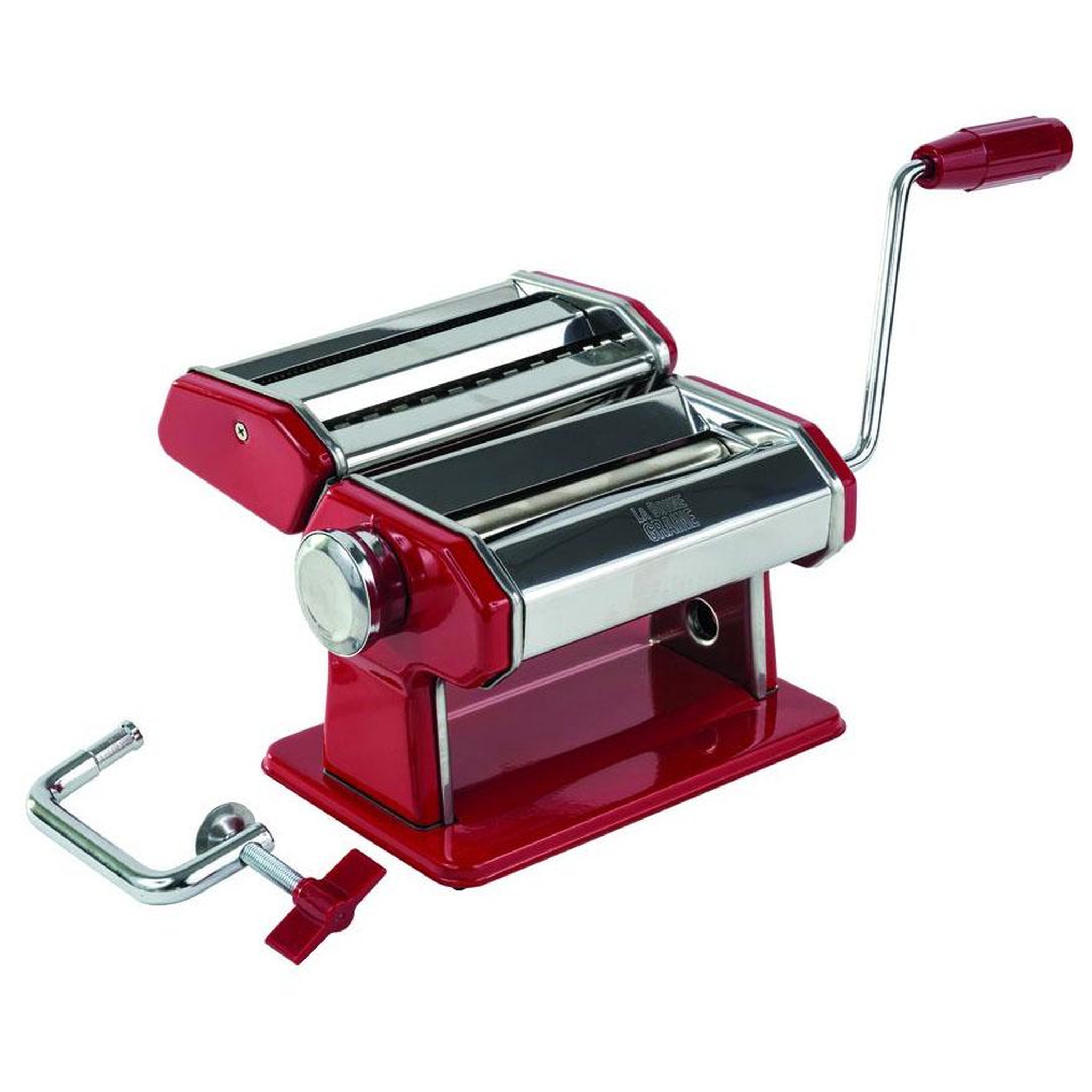 Voir la diapositive 2 : LA BONNE GRAINE Machine à pâtes manuelle rouge - lbg21p003