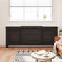 Voir la diapositive 3 : VIDAXL Cache-radiateur MDF Noir 205 cm