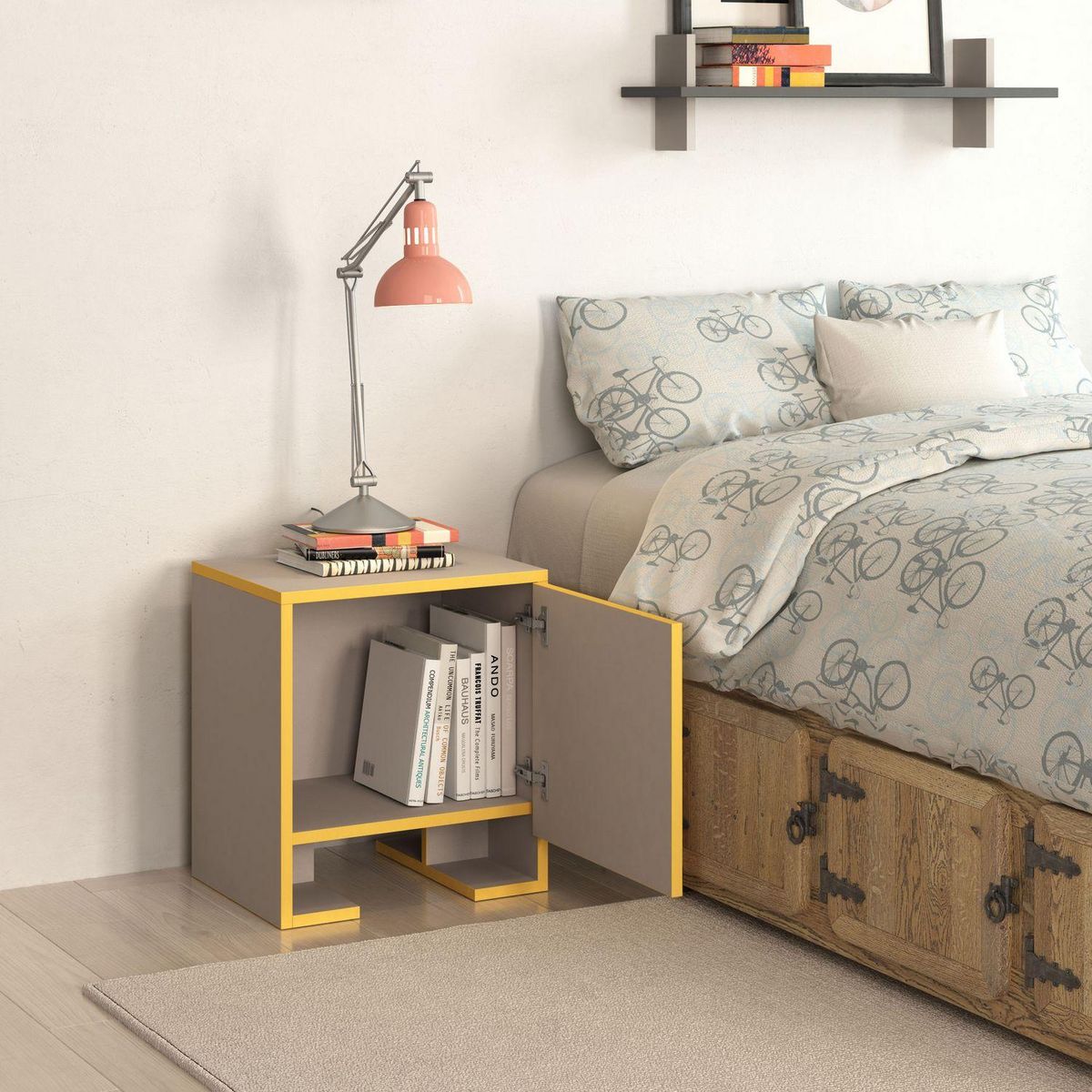 TOILINUX Table de chevet Payti