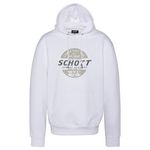 Schott Sweat à Capuche  Homme Schott SWHUSTOUR. Coloris disponibles : Blanc
