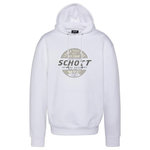 Schott Sweat à Capuche  Homme Schott SWHUSTOUR. Coloris disponibles : Blanc