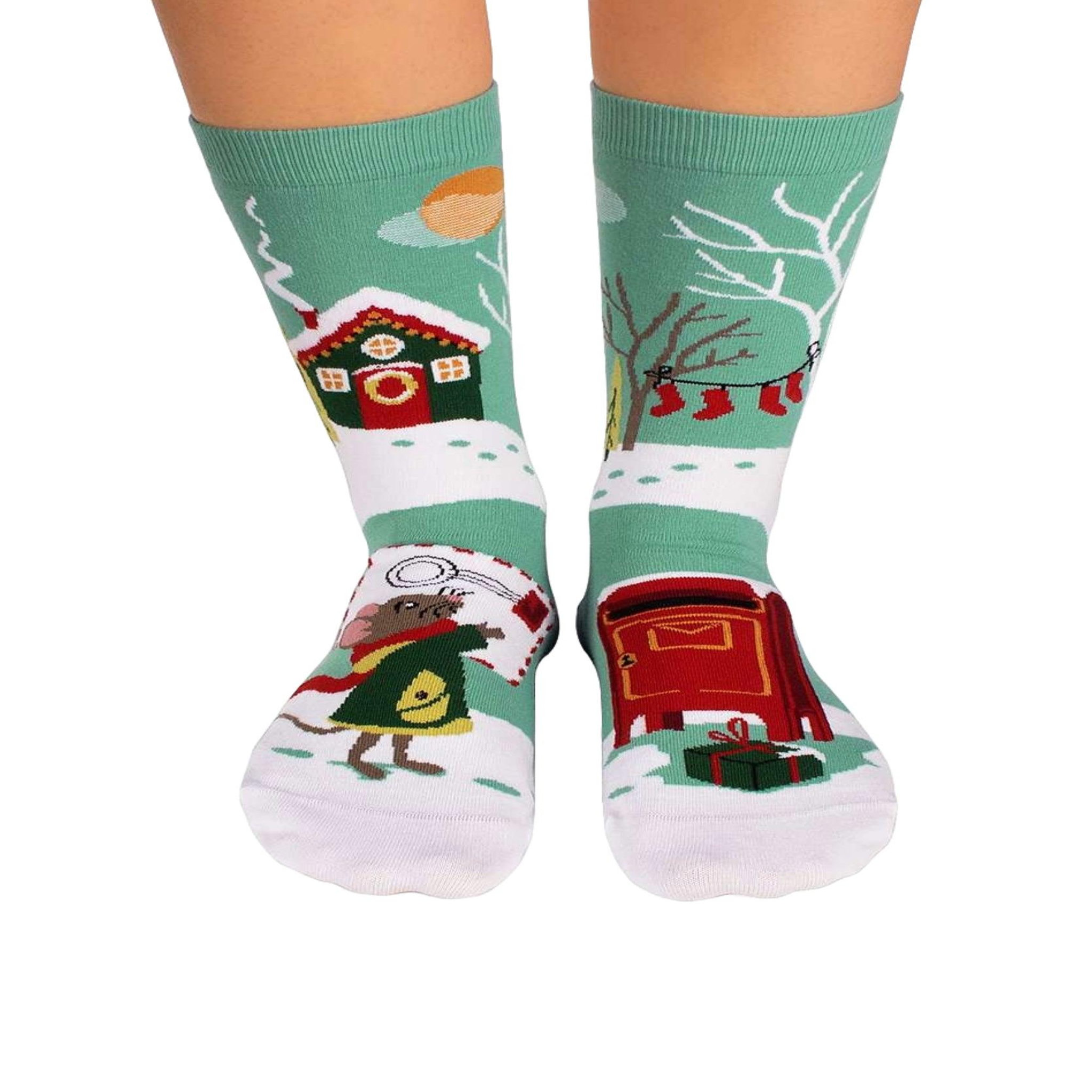 PIRIN HILL Chaussettes arty les souris. Coloris disponibles : Multicolore