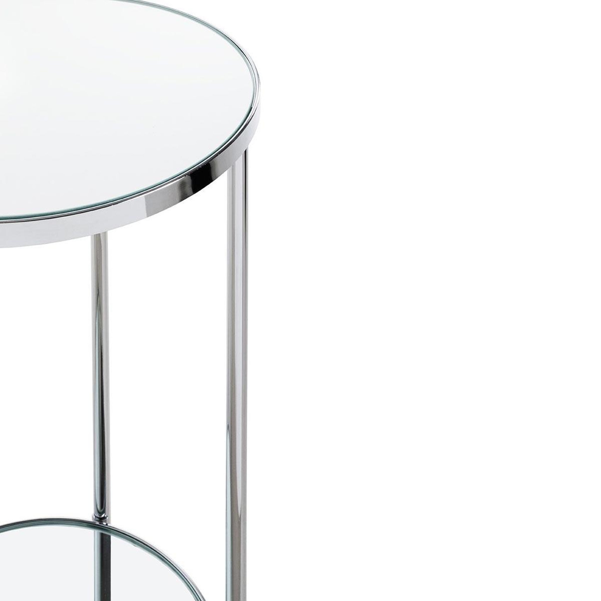 Voir la diapositive 3 : Paris Prix Sellette design ronde  palace  66cm chrome