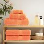 Voir la diapositive 3 : VIDAXL Serviettes de visage de qualité supérieure SOLUND 2 pcs orange