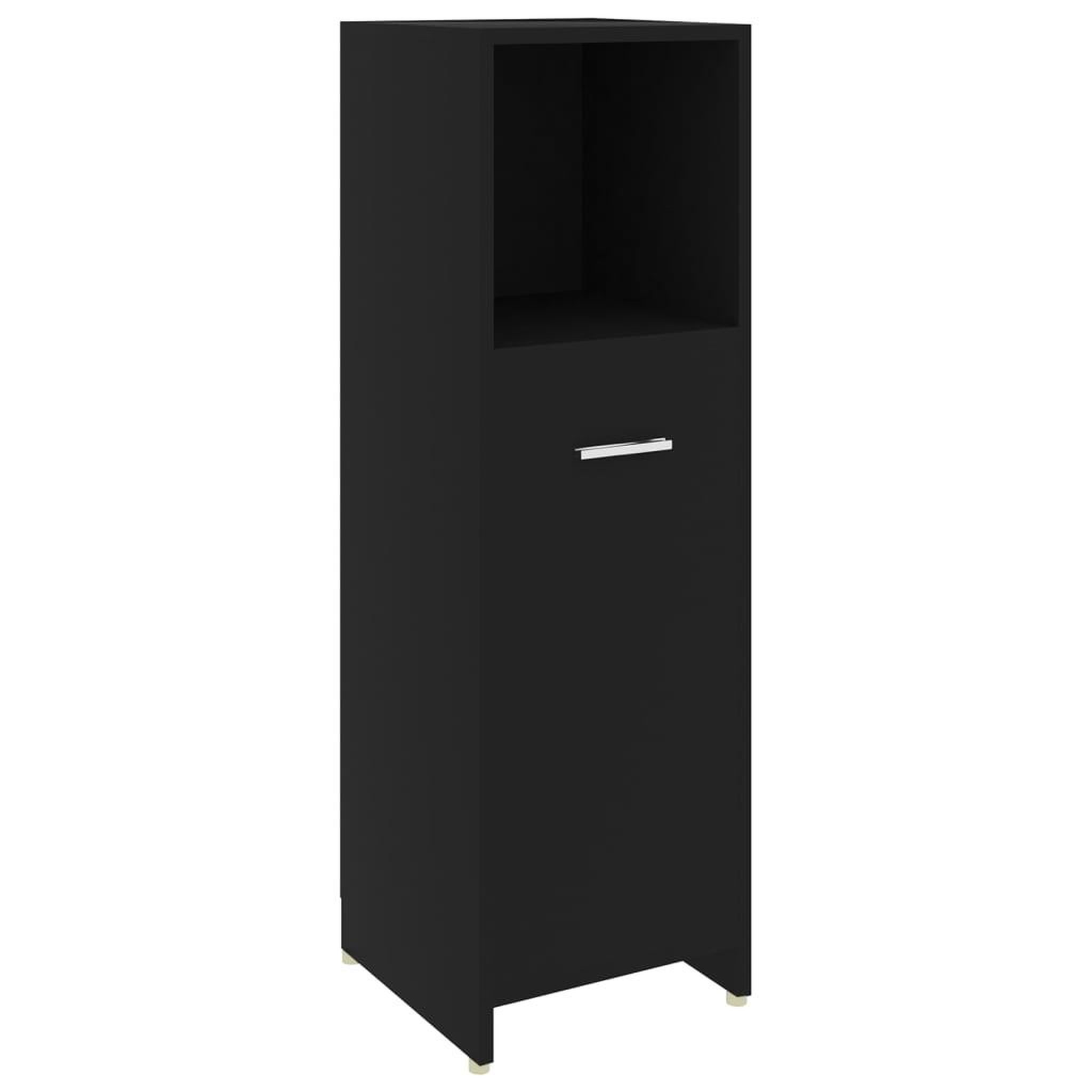 Voir la diapositive 5 : VIDAXL Ensemble de meubles de salle de bain 4 pcs Noir Bois ingenierie