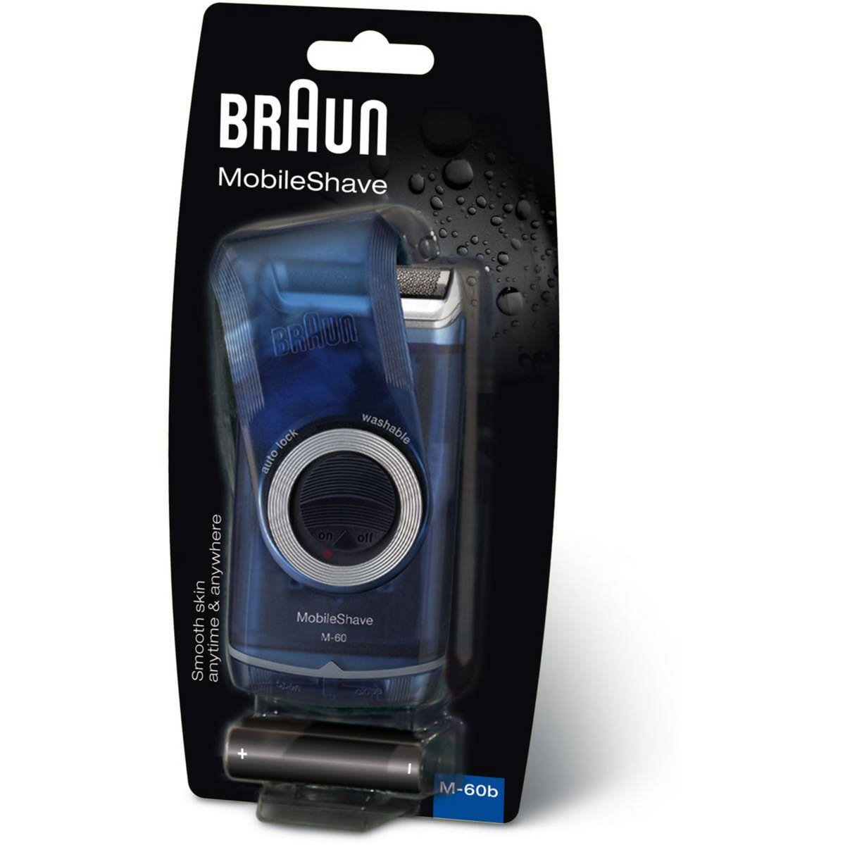 BRAUN Rasoir électrique PocketGo M60b