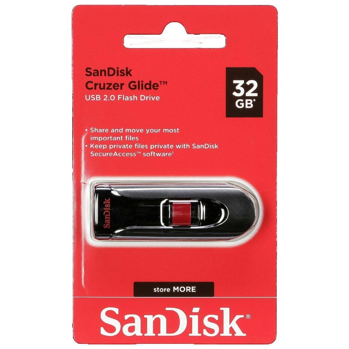 Western Digital Clé USB Western Digital SanDisk Cruzer Glide 32 Go USB 2.0