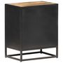 Voir la diapositive 5 : VIDAXL Table de chevet 40x30x50 cm Bois de manguier et canne naturelle