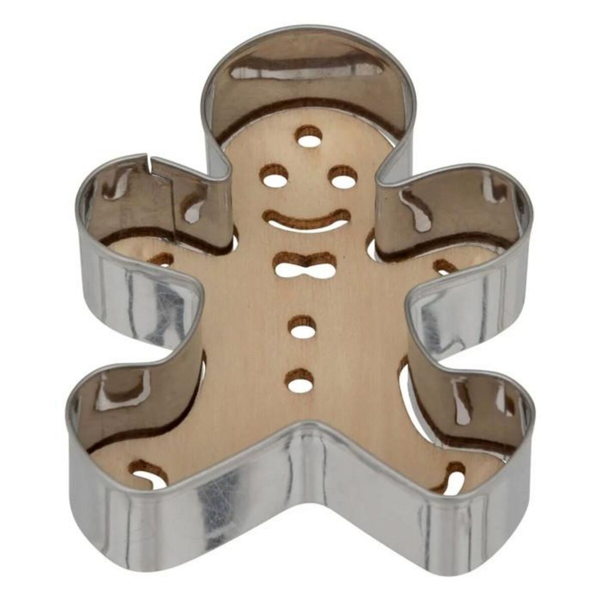 FIVE Lot de 3 Emporte-Pièces & 3 Embosseurs  Noël  7cm Argent