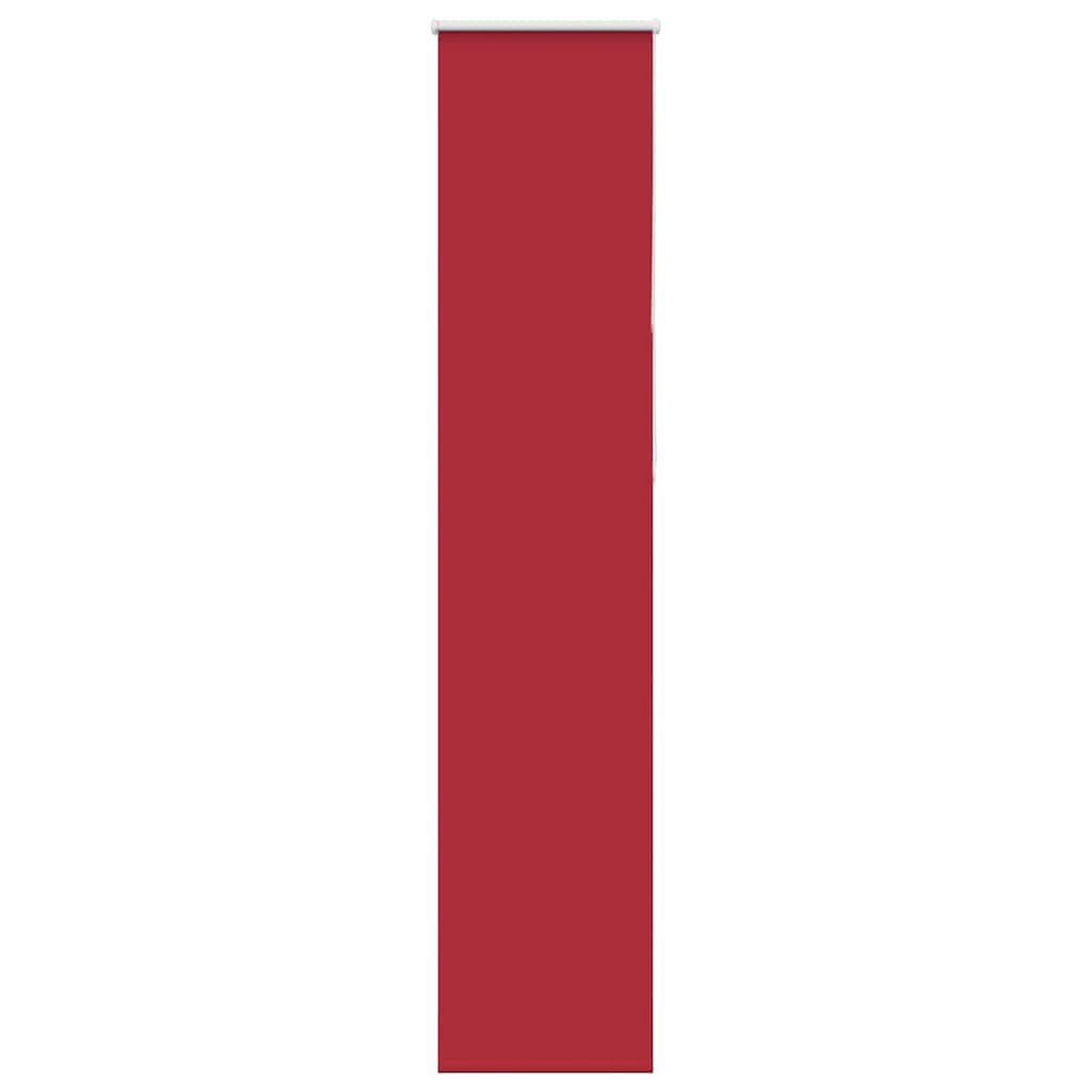 Voir la diapositive 2 : VIDAXL Store enrouleur occultant rouge largeur du tissu 35,7 cm