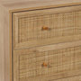 Voir la diapositive 4 : Paris Prix Commode en Bois 3 Tiroirs  Bali  90cm Naturel