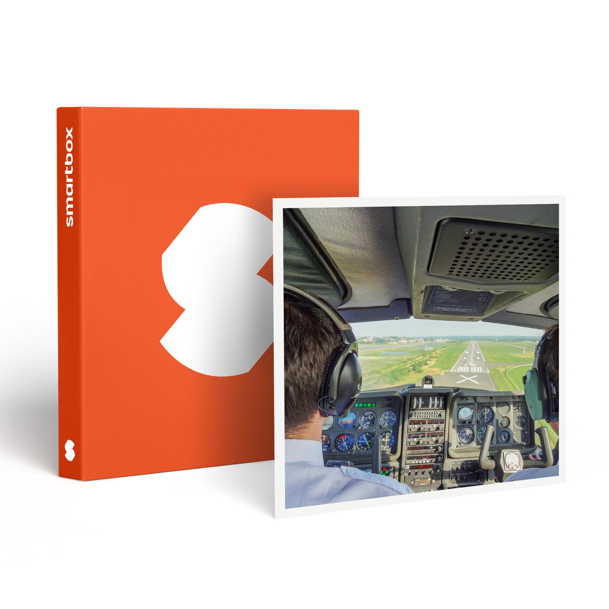 Smartbox 45 minutes de vol avec pilote privé au-dessus de la côte d'opale - coffret cadeau sport & aventure