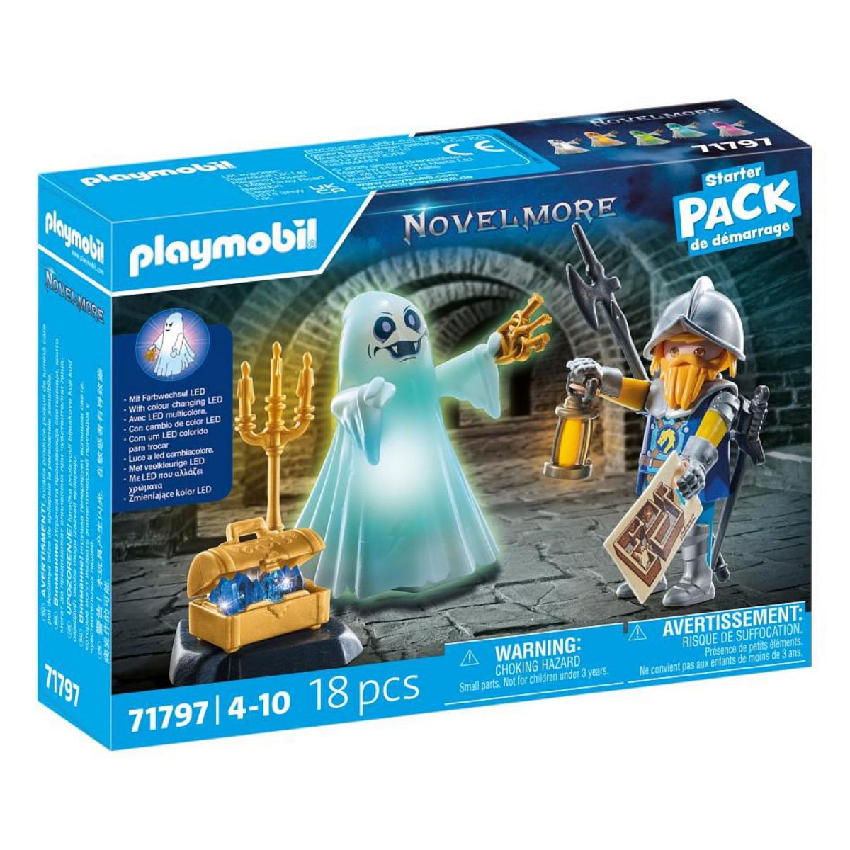 PLAYMOBIL 71797 Chevalier et fantôme à effets lumineux