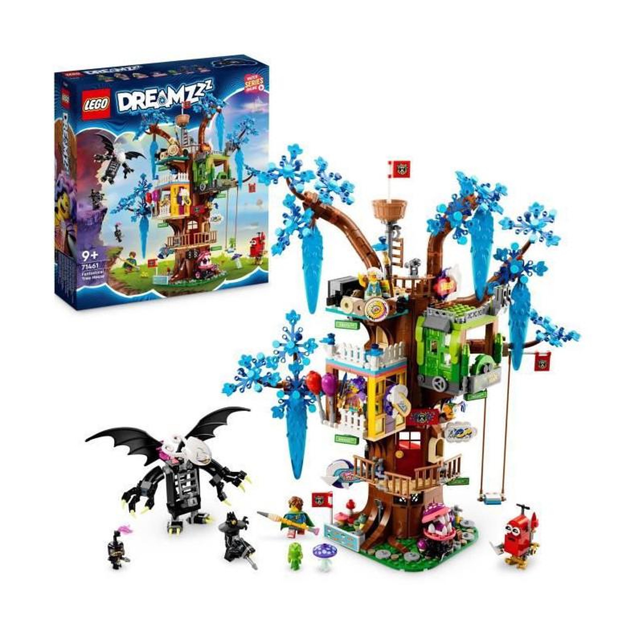 LEGO LEGO DREAMZzz 71461 La Cabane Fantastique dans l'Arbre, Jouet, avec Minifigurines Mateo et Izzie