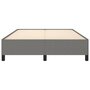 Voir la diapositive 5 : VIDAXL Cadre de lit sans matelas gris fonce 140x200 cm tissu