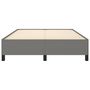 Voir la diapositive 5 : VIDAXL Cadre de lit sans matelas gris fonce 140x200 cm tissu