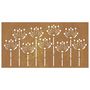 Voir la diapositive 4 : VIDAXL Decoration murale jardin 105x55 cm acier corten design de fleur