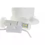 MARKET24 Lampe de bureau DKD Home Decor Blanc Porcelaine 25W 220 V LED (14 x 12 x 31 cm)