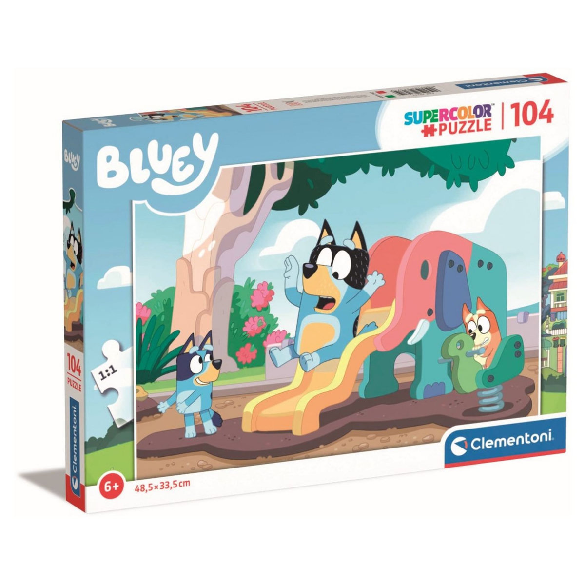 CLEMENTONI Puzzle 104 pièces Bluey