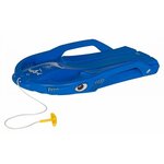 ROLLY TOYS Traineau RollySnow Shark Bleu pour Enfants - Conception Ergonomique et Stabilité Optimale