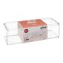Voir la diapositive 4 : FIVE Boîte à Coton 3 Compartiments  Selena  22cm Transparent