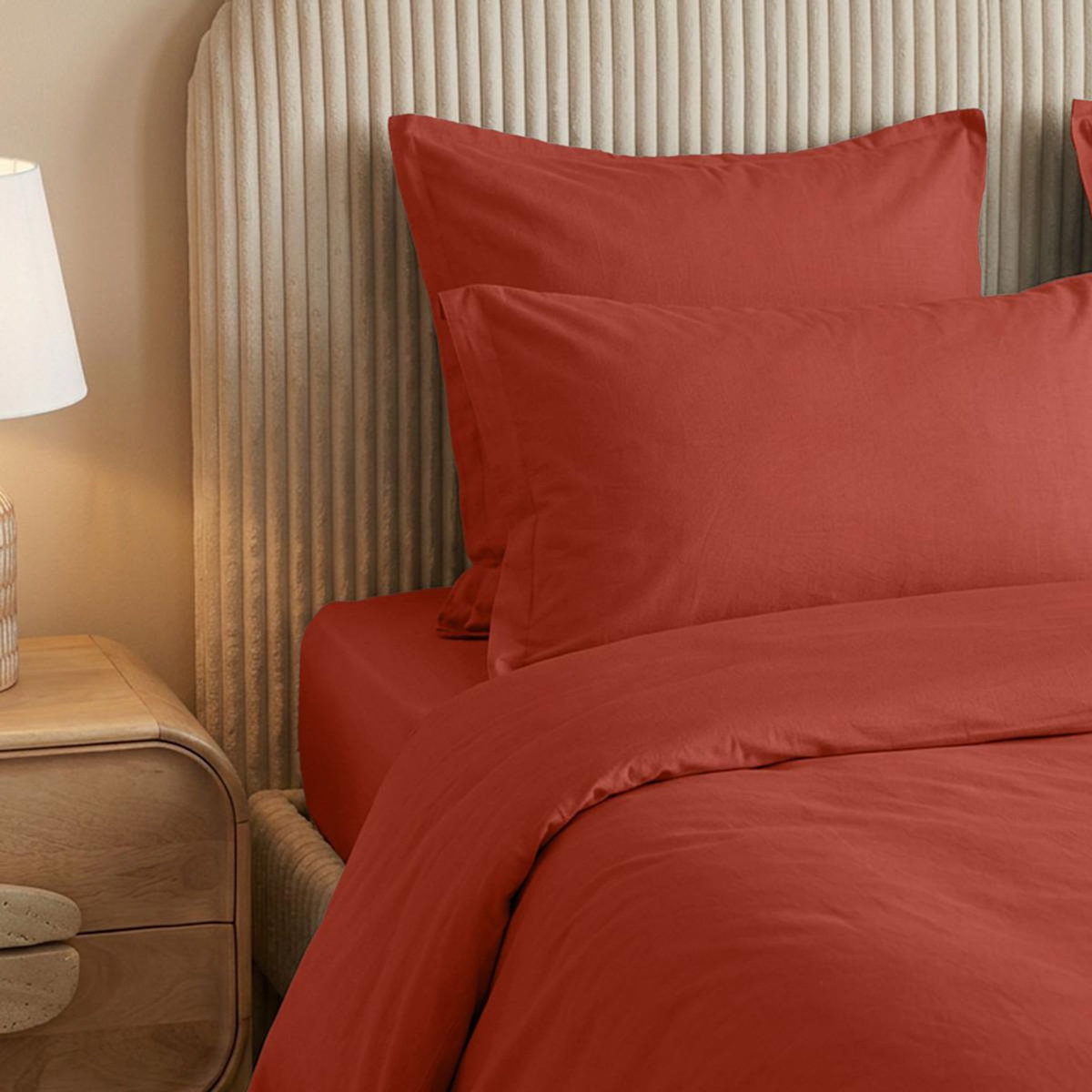 Sensei Maison Housse de couette en percale lavée HOME WASHED