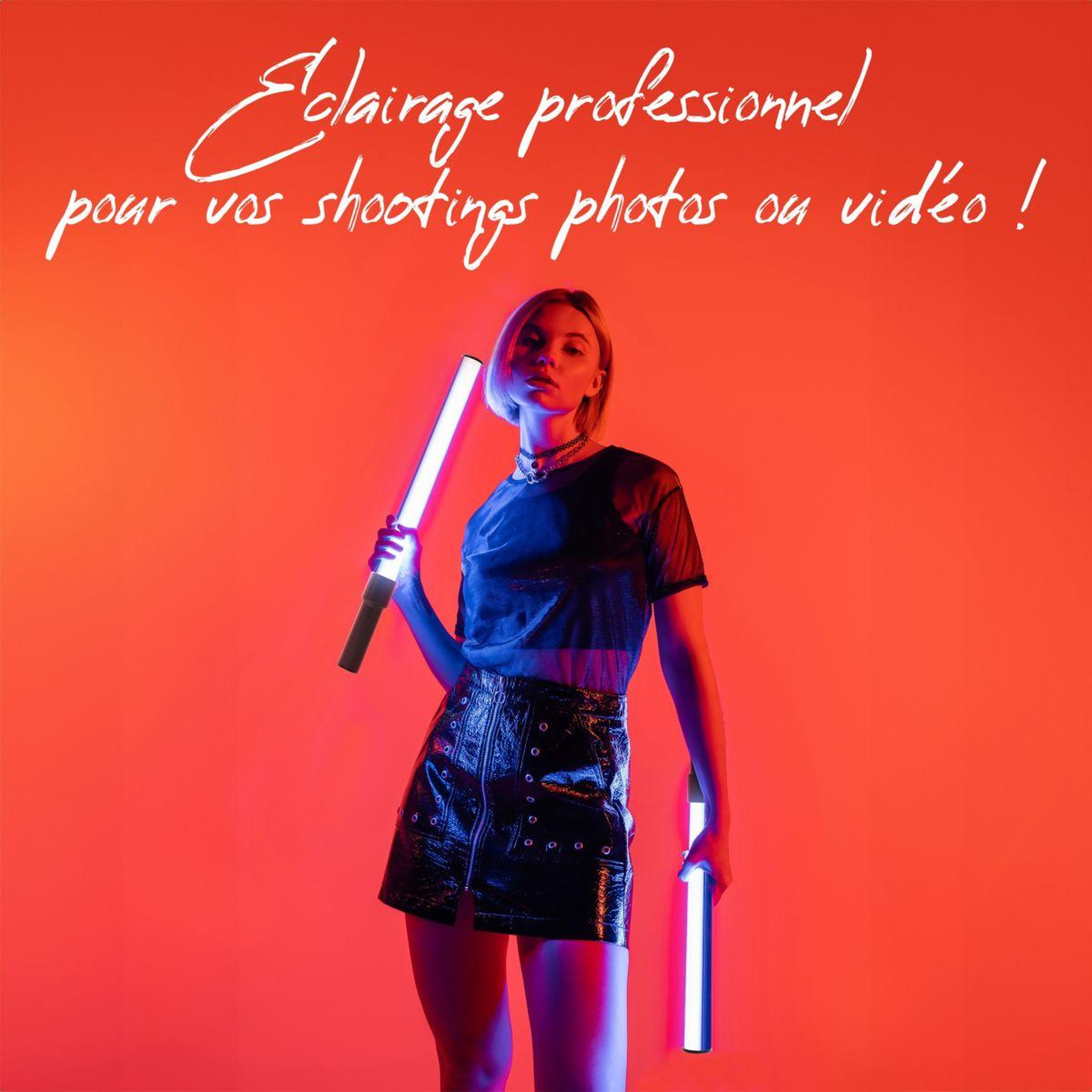 Voir la diapositive 2 : TNB Ring light influence pro tube lumineux