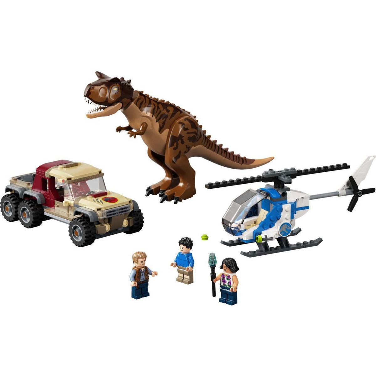LEGO LEGO Jurassic World 76941 La Chasse du Carnotaurus, Dinosaure Jouet, pour Enfants Dès 7 Ans