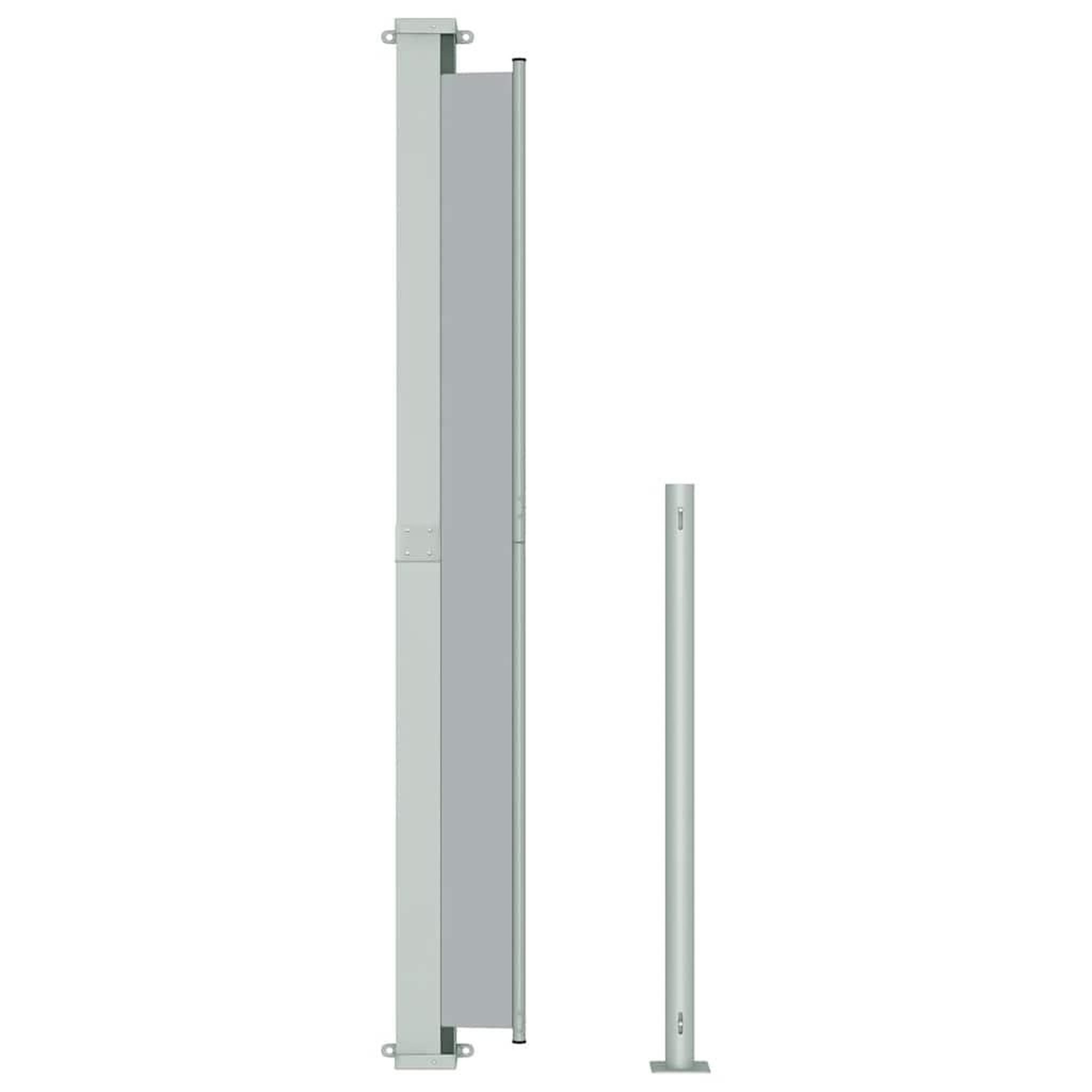 Voir la diapositive 5 : VIDAXL Auvent lateral retractable de patio 220x300 cm Gris