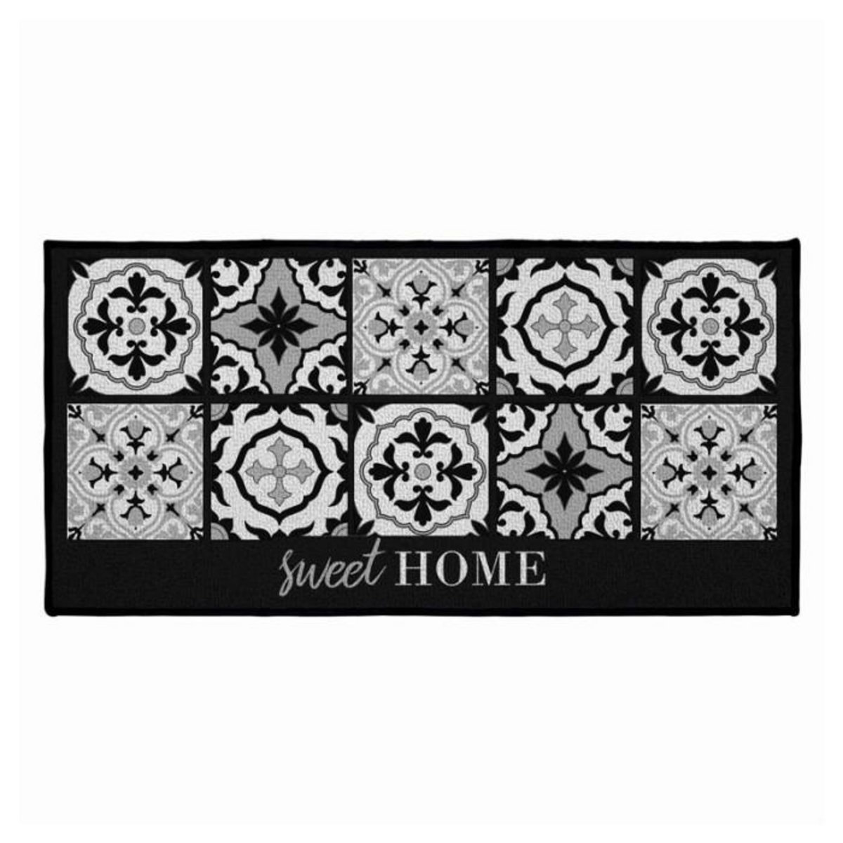 Paris Prix Tapis Déco Rectangulaire  Alfama  57x115cm Noir