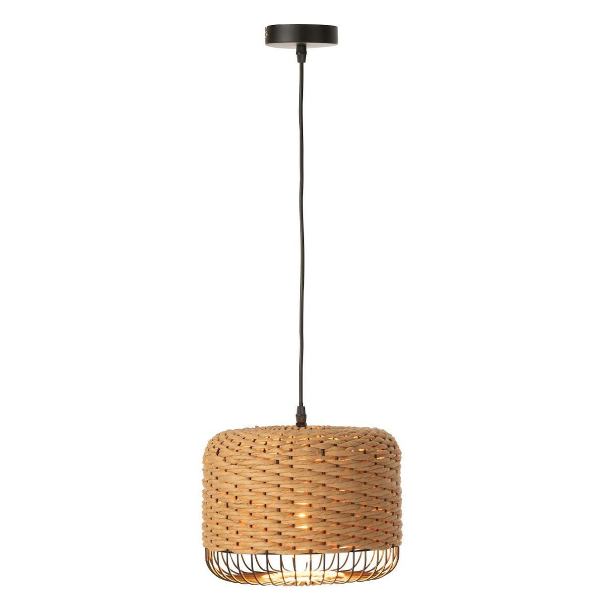 Paris Prix Lampe Suspension en Métal  Eldon  27cm Naturel