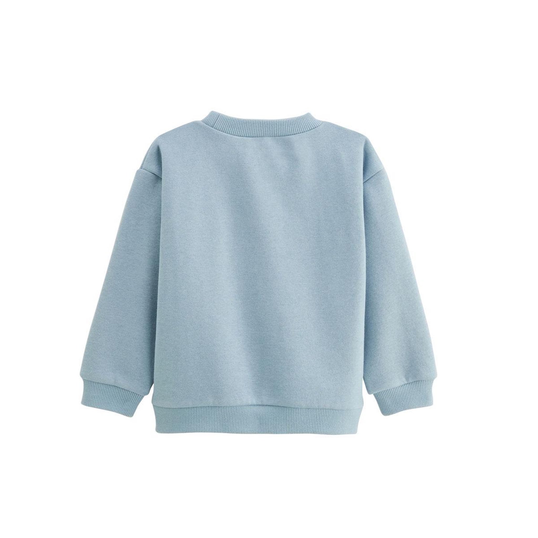 Voir la diapositive 2 : Petit Béguin Ensemble bébé sweat-shirt et pantalon en molleton Félintrépide