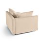 Voir la diapositive 6 : LISA DESIGN Edinburg - module d'assise d'angle droit - en velours côtelé